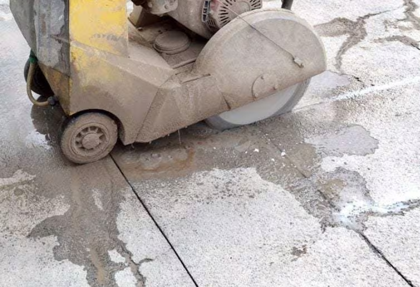 Road Surface Saw Cutting